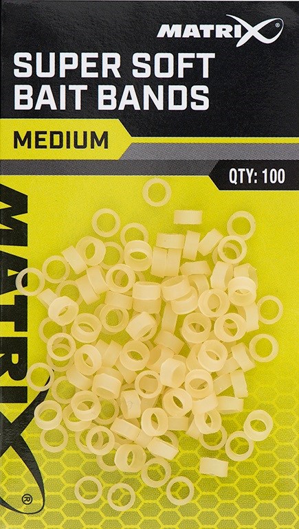 Matrix Gumičky Na Nástrahy Super Soft Bait Bands 100 ks